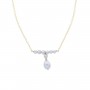 Gold filled necklace & freshwater pearl x 1pc