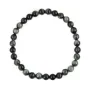 Bracelet Oeil d'Aigle rond 6mm - Elastique x 1pc