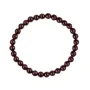 Red Garnet round 6mm bracelet - Elastic x 1pc