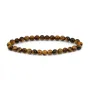 Tiger Eye round bead bracelet 6mm - Elastic x 1pc