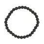 Bracelet Gemstone de Lave rond 6mm - Elastic x 1pc