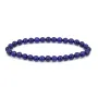 Pulseira Lápis Lazúli redonda 6mm - Elástico x 1 unidade