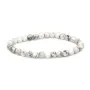 Bracciale Howlite tondo 6mm - Elastico x 1pz