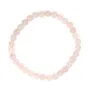 Rose Quartz round bead bracelet 6mm - Elastic x 1pc