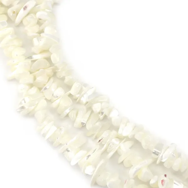 Chips de nácar blanco x 39cm