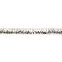 Silberne Hämatit gewellte Scheibe 1x4mm x 40cm