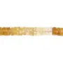 Zitronenquarz Rondelle Heishi facettiert 6-7mm x 40cm