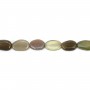 Äthiopischer schwarzer behandelte oval-barocker Opal x 40cm