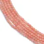 Bambu do mar tingido de laranja Redondo 2mm x 40cm