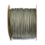 Fil polyester multicolore ton gris kaki 0.8 mm x 100m
