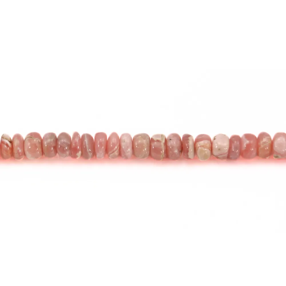 Rodocrosite rondelle heishi 4-5mm x 40cm