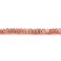 Rondelle de rodocrosita heishi 4-5mm x 40cm