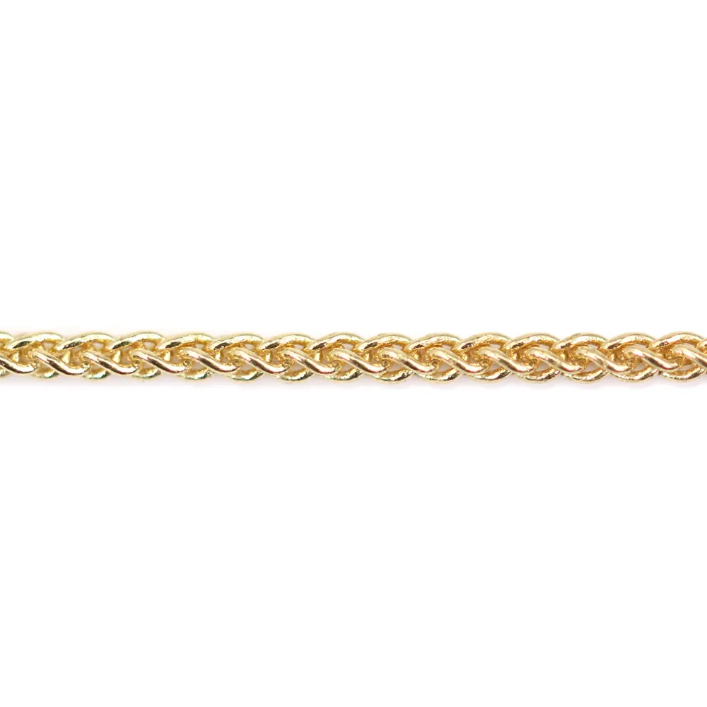Palmierketten 1.6mm - Vergoldet auf Messing x 1m