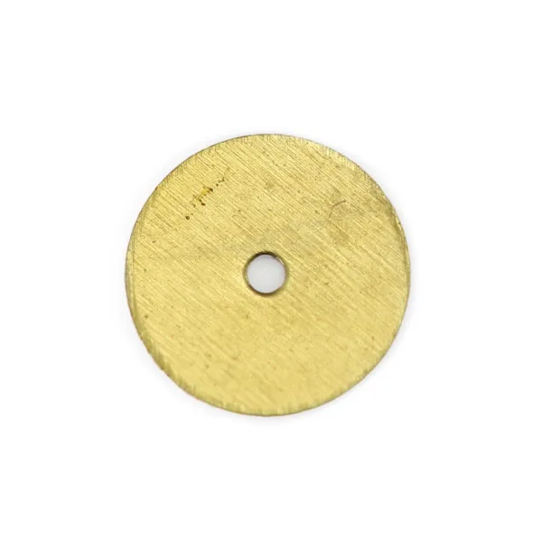 Disco em latão bruto 6mm x 20pcs