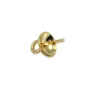 Bail cup for half-drilled - Gold Stainless Steel 304 x 4pcs