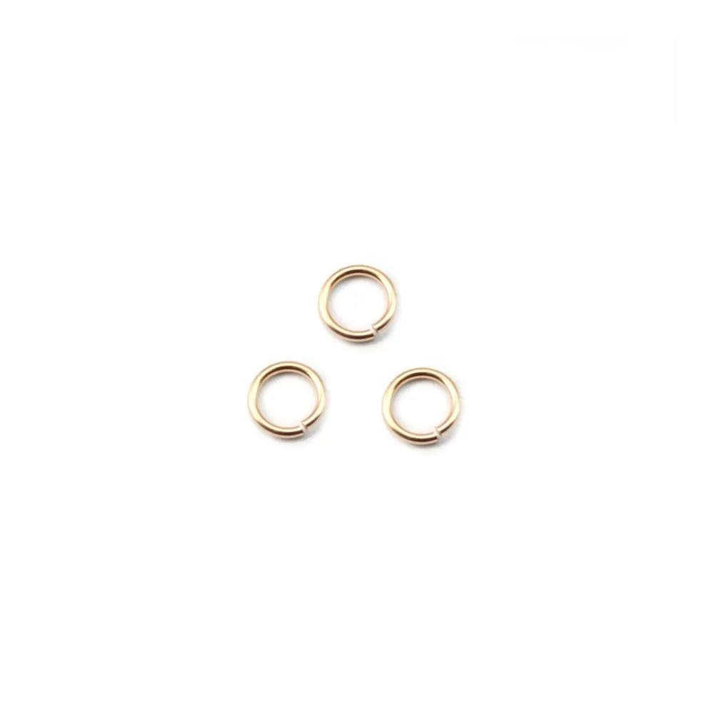 Anneaux ouverts 3x0.6mm - Aço Inoxidável 304 dourado x 40pcs