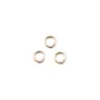 Open rings 3x0.6mm - Stainless Steel 304 gold x 40pcs