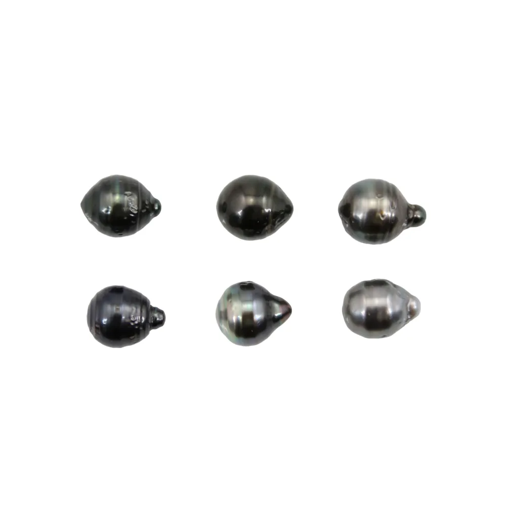 Perle de culture de Tahiti de forme  x 6pcs