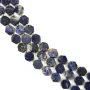 Sodalite hexagone plat 14mm x 38cm