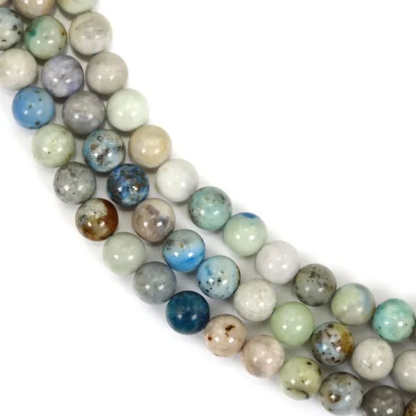 Hackmanite rond 10mm x 40cm