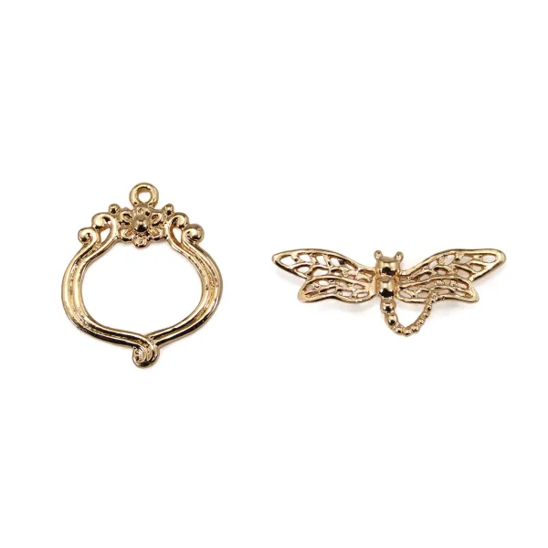 Set of golden endentif on brass x1pc