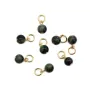 Breloque Jaspe Kambaba rond 4mm - Gold Filled x 1pc