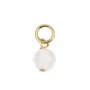 Charm Moonstone round 4mm - Gold Filled x 1pc