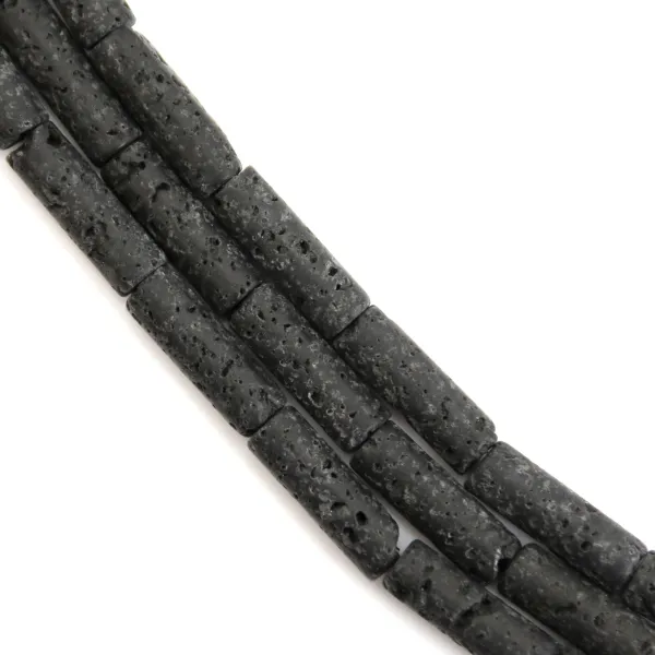 Pierre di tubo di lava 4x13mm x 39cm