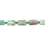 Peruvian baroque turquoise 7x11mm x 40cm