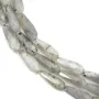 Faceted Labradorite drop 6x16mm x 38cm
