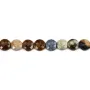 Pietersit runde flache facettierte 4mm x 38cm.