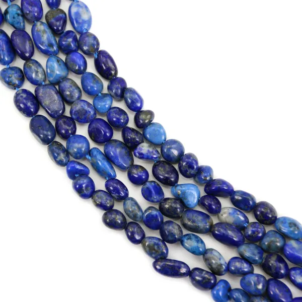 Nugget barocco di lapislazzuli 4-5mm x 40cm