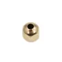 Perla esagonale 3mm - Gold Filled x 4 pezzi