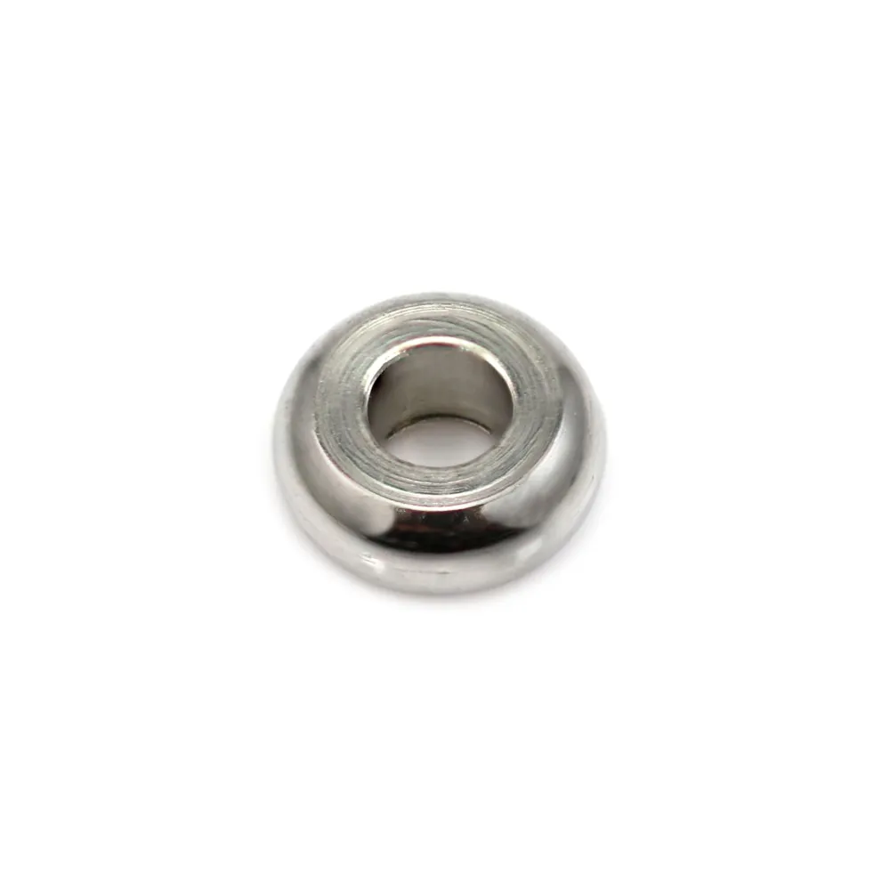 Conta de disco de pérola Heishi 1.5x4mm - Aço Inoxidável 304 x 20 peças