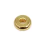 Round Heishi Beads 2x6mm - Stainless Steel 304 Gold x 10pcs