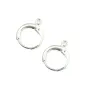 Brinco dorminhoco redondo 12mm - Prata 925 x 2 unidades