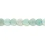 Amazonite coeur 6mm x 39cm