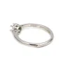 Bague réglable pavé pour serti rond 3mm -  oxyde de zirconium & Argent 925 rhodié x 1pc
