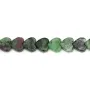 Ruby Zoisite heart 6mm x 37cm