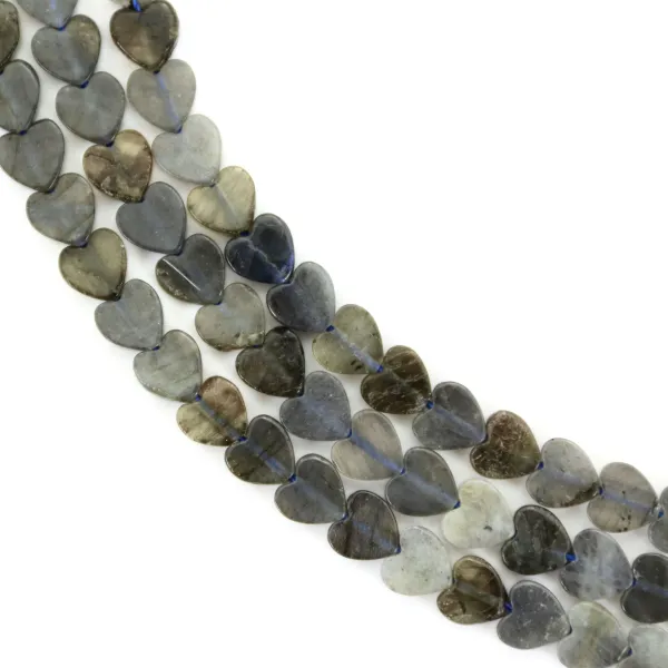 Labradorite cuore 6mm x 38cm