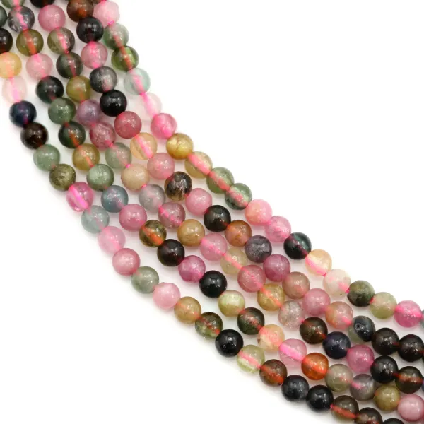 Round Tourmaline 2mm x 40cm