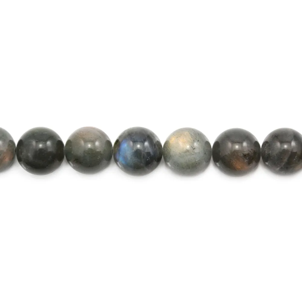 Labradorite Tonda 12mm x 2 pezzi