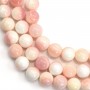 Lambi rose rond 8mm x 40cm