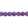 Faceted Round Amethyst 4mm x 40cm