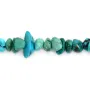 Turquoise in chip shape x 80cm