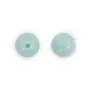 Amazonite semi-percé d'un coté 6mm x 5pcs
