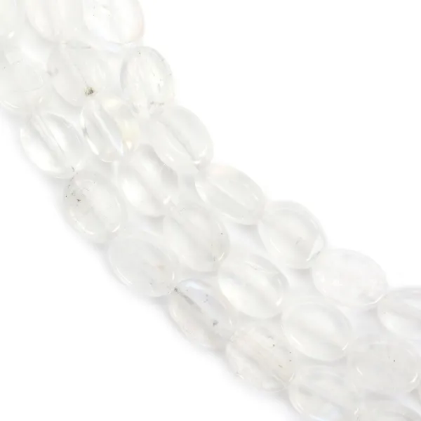 Pietra di luna, forma ovale, 6x8mm x 40cm