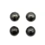 Perla de cultura de Tahití, semi-redonda, 8-9mm x 4 piezas