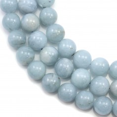 Aquamarine Round 14mm x 40cm