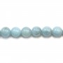 Aquamarine Round 14mm x 40cm